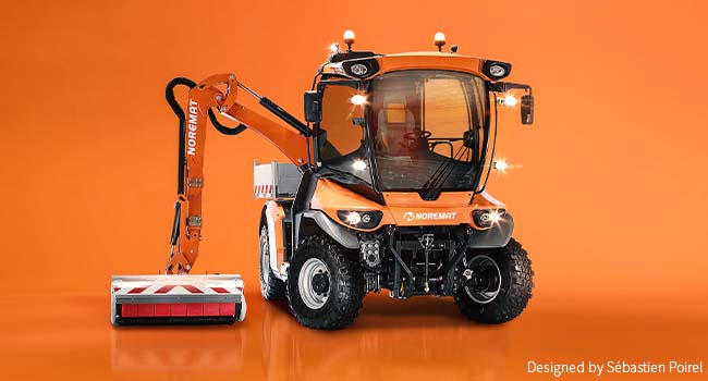 véhicule VSV Noremat découpage herbe  | evok international